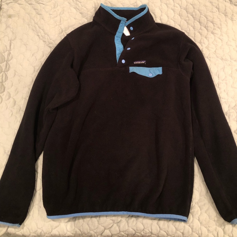 Black Patagonia Synchilla women’s pullover size large